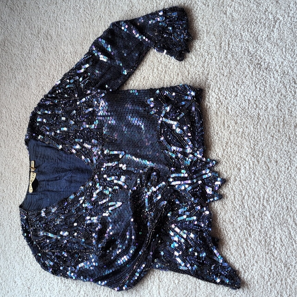 Gorgeous sequined top